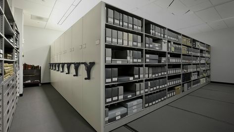 High Density Storage for Government's Files & Archives Archive Room Office Storage, High Density Storage, Museum Storage, Cubicle Design, Creative Studio Space, Collection Storage, Mobile Shelving, Library Shelves, Senior Home Care