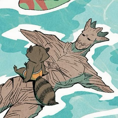 Rocket Raccoon Comic Pfp, Groot Comic Art, Groot X Rocket, Rocket Raccoon Comic Icons, Rocket Raccoon Pfp, Rocket Raccoon Comic, Groot Comic, Groot Comics, Gardens Of The Galaxy