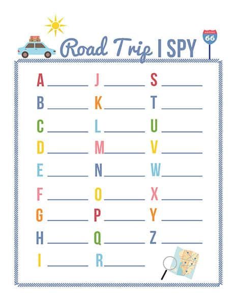 Watermelon Printable, Fun Road Trip Games, Printable Road Trip Games, Road Trip Printables, Car Games For Kids, Road Trip Bingo, Printable Road, Kids Travel Activities, Trip Games