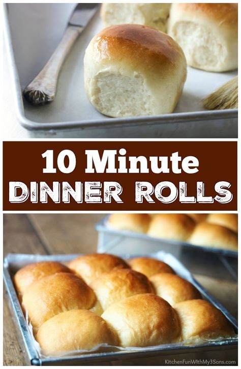 30 Minute Dinner Rolls 30 Minute Dinner Rolls, 7 Up Biscuits Recipe, Quick Dinner Rolls, Dinner Rolls Easy, Quick Rolls, Savory Bread Recipe, Homemade Rolls, 30 Minute Dinners, Easy Rolls