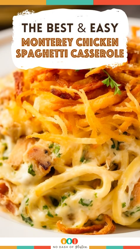 Monetary Chicken Spaghetti, Chicken Spaghetti With Broccoli, Monterey Spaghetti Bake, Chicken Spaghetti Magnolia Table, Monterey Chicken Spaghetti Casserole, Monterrey Chicken Spaghetti, Chicken Monterey Recipe, Monterey Spaghetti, Spaghetti Meals