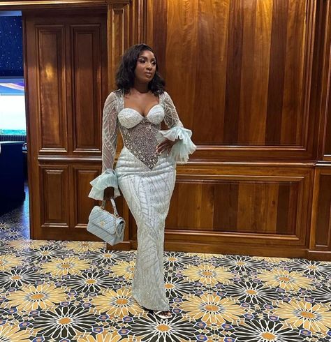 Two Piece Nigerian Outfit, Aseobi Design 2024 Lace Styles, Also Ebi Lace Styles, Lace Styles For Owambe 2024, Long Sleeve Asoebi Lace Styles, White Lace Skirt And Blouse Asoebi, Aseobi Design 2023, Simple Aso Ebi Lace Style 2024, White Asoebi Lace Styles Classy 2022