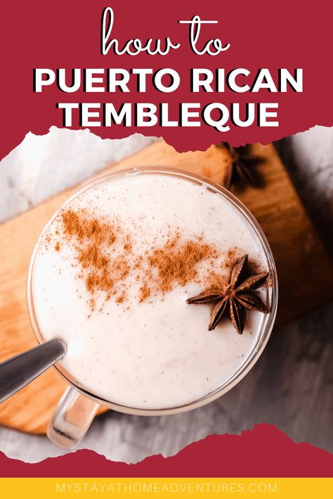 Puerto Rican Tembleque Recipe, Tembleque Puerto Rico, Tembleque Recipe, Puerto Rican Style, Boricua Recipes, Dominican Food, Coconut Pudding, Coconut Desserts, Puerto Rican Recipes