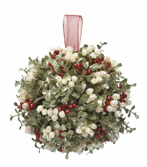 Christmas Holly Decorations, European Folklore, Holly Decorations, Whimsical Christmas Decor, Winter Door Decorations, Mistletoe Christmas, Kissing Ball, Christmas Material, Glitter Christmas