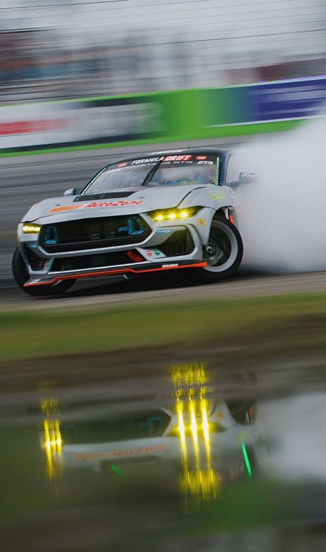 #Drift #JamesDeane #FormulaDrift #TheMachine Formula Drift Cars, Formula Drift Wallpaper, Mustang Drift, Horse Mustang, Race Night, Formula Drift, Mustang Horse, Classic Racing Cars, Drifting Cars