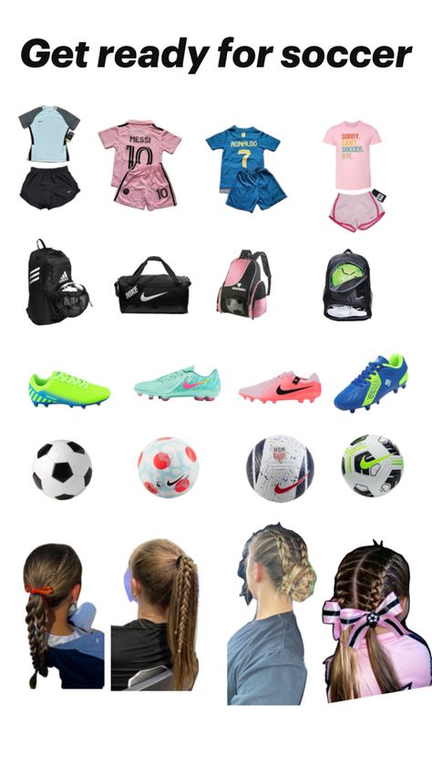 Soccer Things You Need, Soccer Necessities, Pick Your Outfit Aesthetic, Soccer Practice Outfits, Soccer Fits, Soccer Fit, Soccer Problems, Soccer Poses, Soccer Essentials