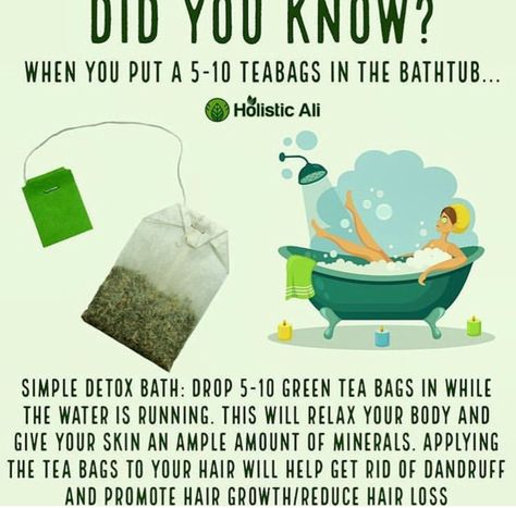 Green Tea Bath, Tea Bath, Green Tea Detox, Bath Detox, Bath Recipes, Detox Bath, Health Post, Green Tea Benefits, Home Health Remedies