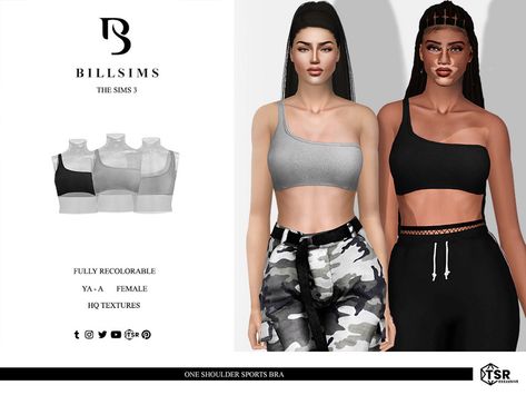 Sims 4 Active Wear Cc, Sims 4 Cc Active Wear, Sims 4 Cc Athletic Wear, Sims 4 Clothes Cc, Athletic Female, Ts3 Cc, Clothes Cc, Denim Crop Top, Sims 1