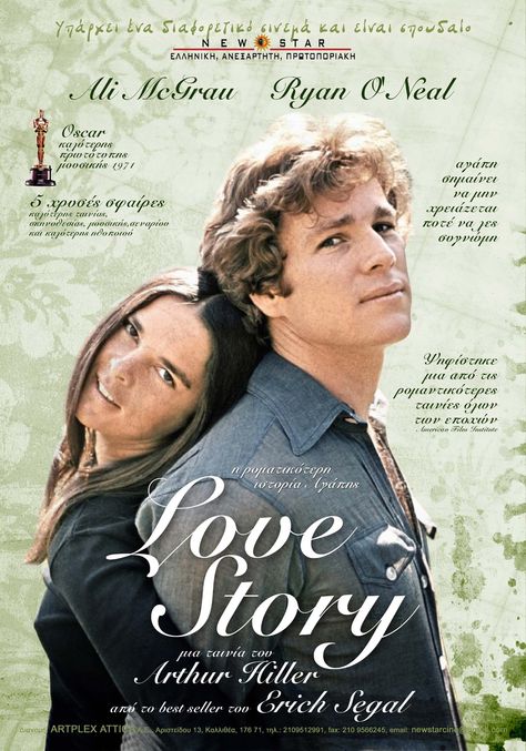 Love story Love Story Movie Poster, Love Story Poster, Love Story 1970, Love Story Movie, American Movies, Ryan O'neal, Ali Macgraw, Old Fashioned Love, Film Institute