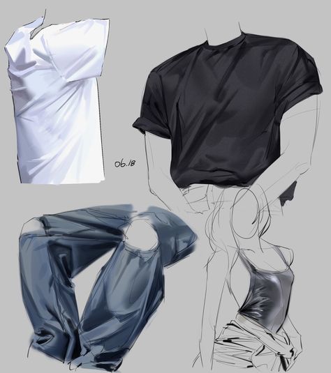 남성 근육, Shading Drawing, Wrinkled Clothes, Body Reference Drawing, Drawing Style, Sketches Tutorial, Body Anatomy, Digital Painting Tutorials, Figure Drawing Reference