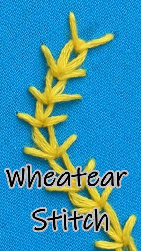 Wheatear Stitch Embroidery, Embroidery Tutorial Step By Step, Stitch Family, Crazy Quilt Stitches, Embroidery Stitches Beginner, Embroidery Stitch, Hand Embroidery Videos, Diy Embroidery Patterns, Basic Embroidery Stitches