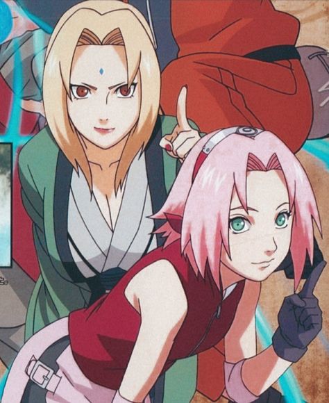 Sakura And Tsunade, Tsunade Icon, Naruto Women, Tsunade Senju, Lady Tsunade, Naruto 1, Boruto Naruto Next Generations, Naruto Pictures, Doodle Illustration