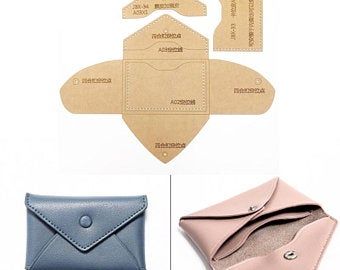 Diy En Cuir, Leather Tutorial, Purse Sewing, Wallet Sewing Pattern, Handbag Sewing Patterns, Purse Sewing Patterns, Leather Wallet Pattern, Leather Craft Patterns, Leather Bag Pattern