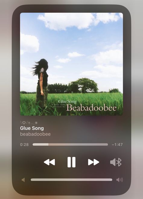 Glue Song Beabadoobee Spotify, Beabadoobee Spotify, Ig Filters, Music Recommendations, Wallpaper Photos, Music Taste, Music Album Cover, Song Playlist, Music Covers