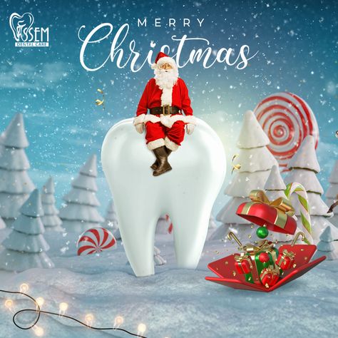 creative Christmas dental campaign by Marklinica agency Christmas Dental Post, Dental Holidays, Packaging Animation, Dental Campaign, Dentist Social Media, Christmas Sale Poster, Dentist Christmas, Dental Christmas, Christmas Dental