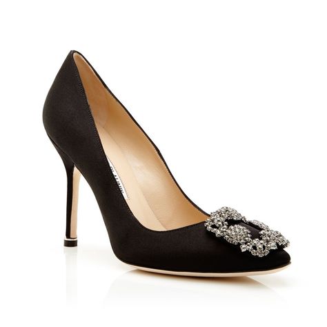 Black Manolo Blahnik Heels, Manolo Hangisi, Mens Grey Dress Shoes, Gray Dress Shoes, Thick Heel Shoes, Manolo Blahnik Black, Manolo Blahnik Hangisi, Manolo Blahnik Heels, Black Pumps Heels