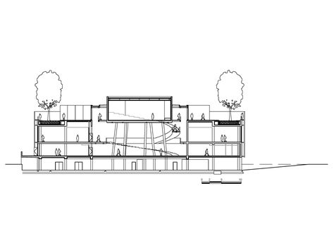 Gallery of Alesia Museum / Bernard Tschumi Architects - 13 Battle Of Alesia, Druridge Bay, Bernard Tschumi, Architectural Association, Section Drawing, Rem Koolhaas, Construction Documents, Museum Architecture, New Museum