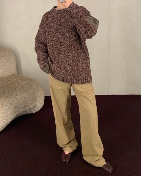 The merlot knit sweater and tabi ballet flats by Maison Margiela styled with the sand easy trouser by Blake Harding.⁠ New arrivals from… | Instagram Tabi Ballet Flats Outfit, Maison Margiela Outfit, Tabi Flats Outfit, Margiela Tabi Ballerina Outfit, Tabi Ballet Flats, Tabi Flats, Maison Margiela Tabi Ballet Flats, Maison Margiela Tabi Heels, Maison Margiela Tabi Boots