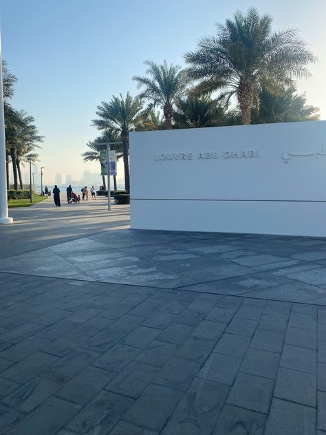 The beautiful view outside of the Louvre museum in Abu Dhabi. A exciting and peaceful moment. For more inspirationanl content follow my page. Abu Dhabi Aesthetic, Abu Dhabi Travel, The Louvre Museum, Follow My Page, Louvre Museum, The Louvre, Aesthetic Pastel, Aesthetic Pastel Wallpaper, Beautiful View