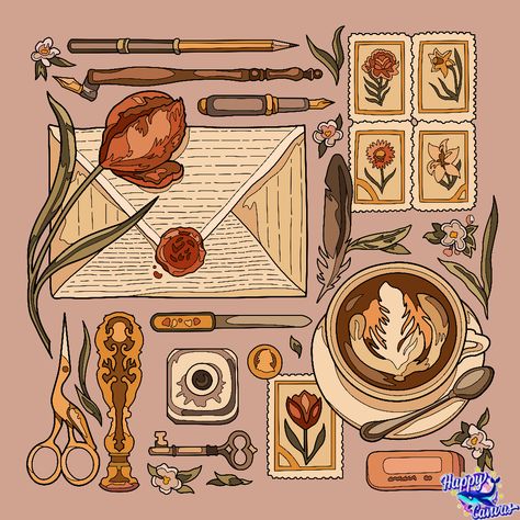 Dnd Sketch, Cottagecore Moodboard, Aesthetic Comic, Tea Aesthetic, Characters Inspiration Drawing, Fantasy Props, Artist Alley, Comic Style, Witch Aesthetic