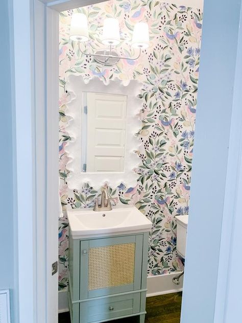 Atoll Mirror Bathroom, Atoll Mirror, Colorful Bathroom, Core Decor, Cottage Core Decor, Mirror Bathroom, Small Bathroom Design, Beautiful Mirrors, Bathroom Inspo