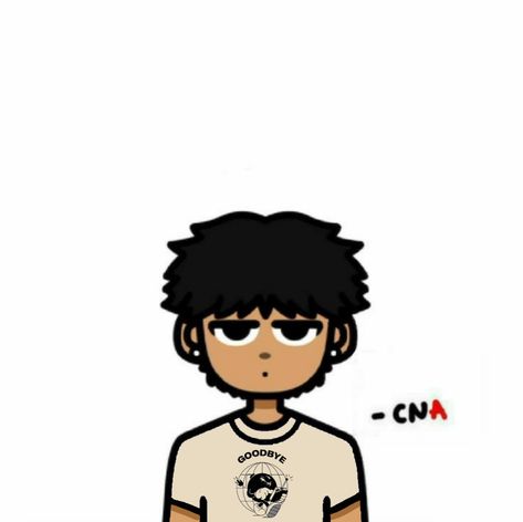 Cn Art Pfp, Cn Profile Picture, Cn Pfp, Bape Cartoon, Circle Painting, Cartoon Cartoon, Bunny Wallpaper, Comic Style Art, Black Cartoon Characters