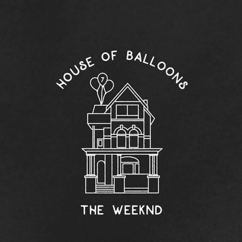 Happy 7th Birthday  House of Balloons House Of Balloons Tattoo The Weeknd, Happy House The Weeknd, House Of Balloons Tattoo, Weeknd Widgets, House Of Balloons Aesthetic, House Of Balloons The Weeknd, Weeknd Art, Tattoo Ideas And Meanings, The Weeknd Tattoo