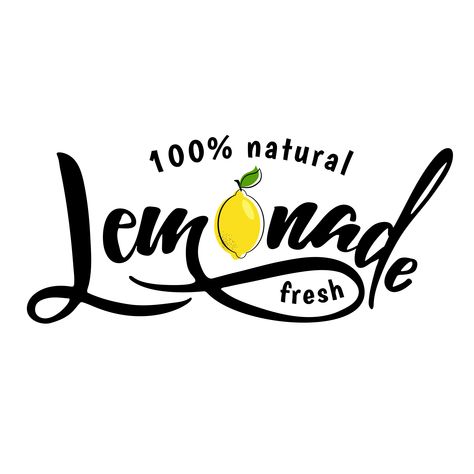 Lemonade Sticker Design, Lemonade Logo Ideas, Lemonade Logo Design, Lemon Logo Design, Lemonade Logo, Lemonade Poster, Lemonade Design, Lemon Table Decor, Lemon Logo