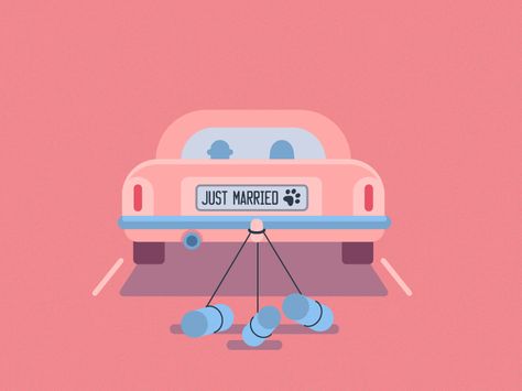 Just Married Just Got Married, Just Married, School Projects, Got Married, Global Community, Poster Design, Design Inspiration, Gif, Pink