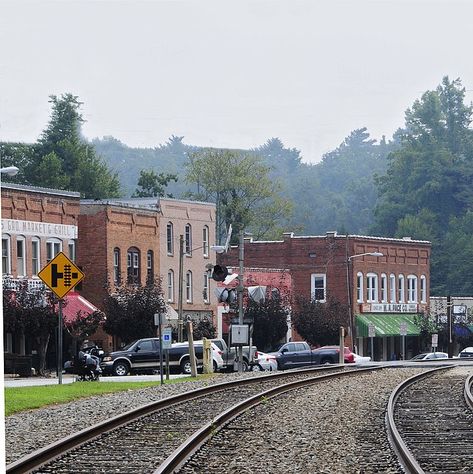 Saluda North Carolina, North Carolina Attractions, Polk County, Historic District, Summer Bucket, Down South, Aerial View, Main Street, Small Towns