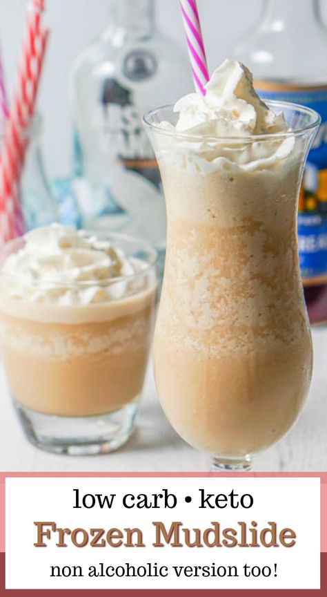 Mudslide Cocktail, Low Carb Alcoholic Drinks, Sugar Free Coffee Syrup, Christmas Drinks Alcohol Recipes, Cocktail Christmas, Boozy Milkshake, Christmas Drinks Alcohol, Low Carb Cocktails, Shells Recipe