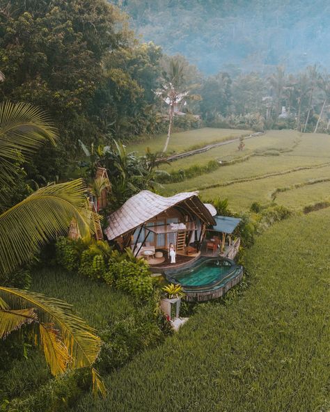 Agung's Nest | Bamboo House Best Places In The World, Bamboo House, Places In The World, Bali, Indonesia, Bath, Bed, Bedroom, The World