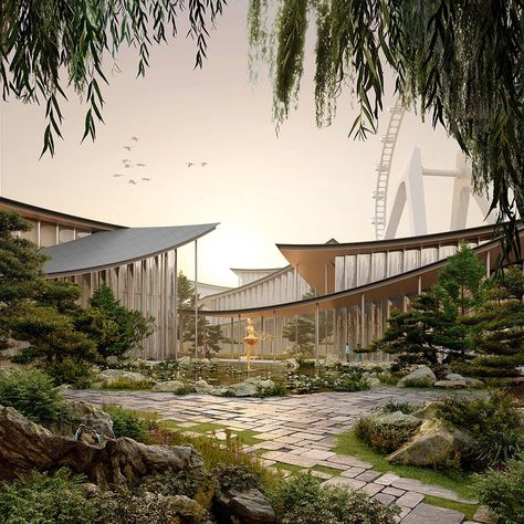 BIG's suzhou museum of contemporary art celebrates tops out Suzhou Museum, Museum Plan, Architecture Icons, Garden Pavilion, Bjarke Ingels, Landscape And Urbanism, Big Garden, Chinese Garden, Museum Of Contemporary Art