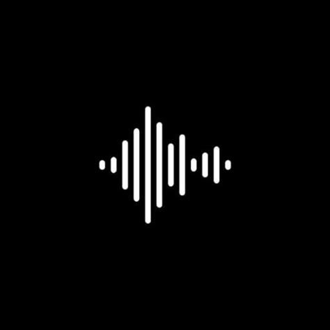 Sound Logo, Zestaw Ikon, Calligraphy Quotes Love, Black App, Insta Icon, Music Stickers, Ios App Icon Design, Ios App Icon, Ios Icon