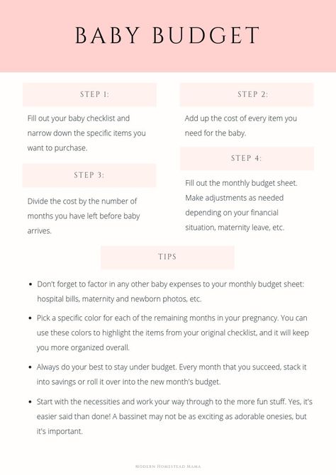 Budget Checklist, Monthly Budget Sheet, Iphone Wallpaper Inspirational, Budget Worksheet, Pregnancy Checklist, Pregnancy Goals, Baby On A Budget, Baby Checklist, Baby Planning