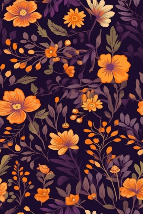 Fall Purple Aesthetic, Purple And Orange Kitchen, Autumn Aesthetic Purple, Orange And Purple Decor, Purple Fall Wallpaper Iphone, Lavender And Orange Aesthetic, Purple And Orange Bedroom Ideas, Purple And Orange Room Aesthetic, Purple And Orange Palette