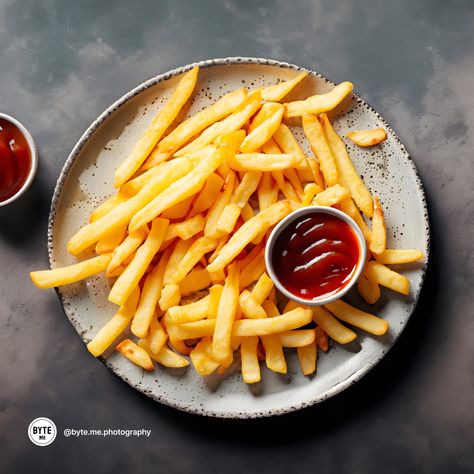 🍟🔥 Perfectly Crispy Fries! 🔥🍟 . Feast your eyes on this mouthwatering plate of golden French fries, served with a side of rich, tangy ketchup. Each fry is cooked to perfection, offering a delicious crunch and that irresistible savory taste we all love. Perfect for sharing or savoring on your own, these fries are the ultimate snack. Who can resist this classic comfort food? 😋❤️ . Tag a friend who loves fries! 🍟❤️ . 📸: @byte.me.photography . #aiartcommunity #aiart #ai #aifoodphotography #aifoo... French Fries Day, Crispy Fries, Crispy Fry, Date Dinner, Small Bites, Quick Snacks, All Love, French Fries, Tag A Friend