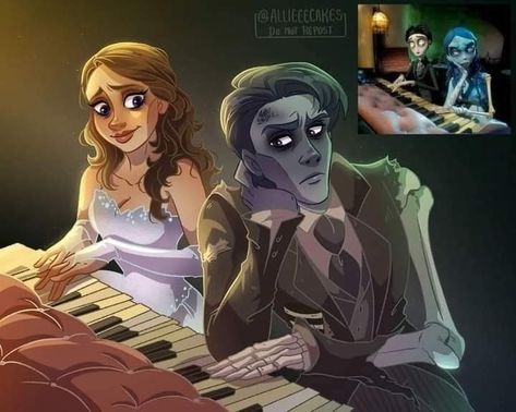 Corpse Groom, Procreate Character, Corpse Bride Art, Emily Corpse Bride, Tim Burton Corpse Bride, Illustrator Artwork, Tim Burton Characters, Tim Burton Style, Tim Burton Art