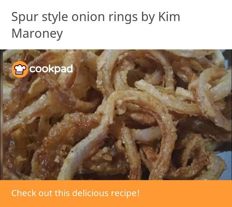 Onion Rings Recipe, Veggie Fries, Crispy Onions, Chops Recipe, Pepper Powder, Frying Oil, Onion Rings, Diy Food Recipes, Diy Food