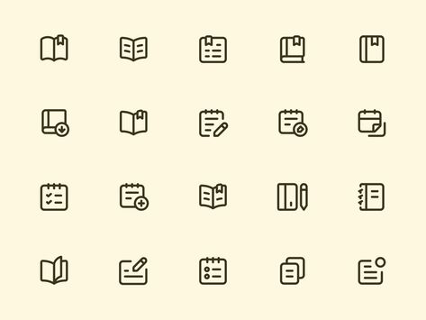 Myicons — Content, Edit vector line icons by Myicons✨ Guide Icon, Vector Line, Custom Icons, Creative Icon, Edit Icon, Professional Website, Design Aesthetic, Mobile Design, Line Icon