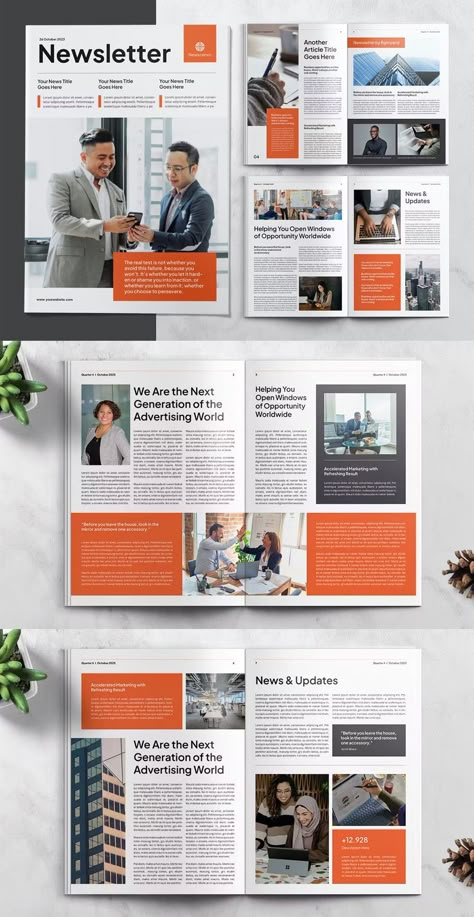 Newsletter Cover Page, Indesign Newsletter Layout, Corporate Newsletter Design Layout, College Newsletter Design, Printed Newsletter Design, Print Newsletter Design, Newsletter Header Design, Newsletter Cover Design, Newsletter Design Ideas