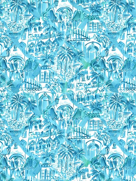 Lilly Pulitzer Iphone Wallpaper, Lily Pulitzer Wallpaper, Lilly Prints, Lilly Pulitzer Prints, Shell Painting, Ios Ideas, Dorm Art, Blue Lily, Pretty Backgrounds