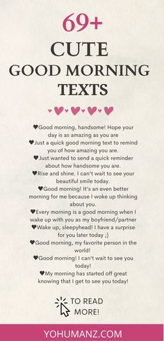 Cute Morning Texts, Sweet Messages For Him, Sweet Texts For Him, Cute Good Morning Texts, Good Morning For Him, Morning Message For Him, Morning Texts For Him, Morning Text Messages, Romantic Good Morning Messages