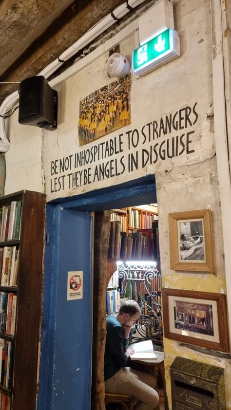 Shakespeare and Company inside Shakespeare And Company Paris, Paris Hidden Gems, Dream Trips, Shakespeare And Company, Things To Do In Paris, French Restaurants, Oui Oui, Coffee House, Hidden Gems