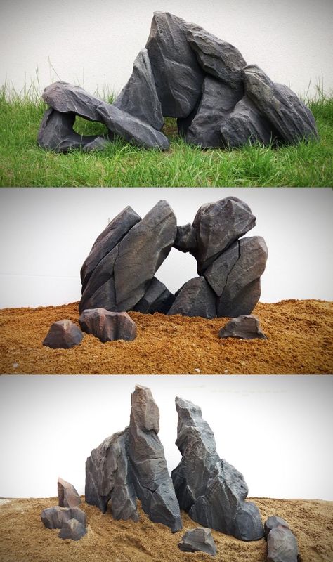 Aquarium Rock Design, Aquascape Design Rocks, Fish Aquarium Decorations, Aquarium Rocks, Fish Tank Design, Aquascape Design, Nano Aquarium, Aquarium Landscape, Nature Aquarium