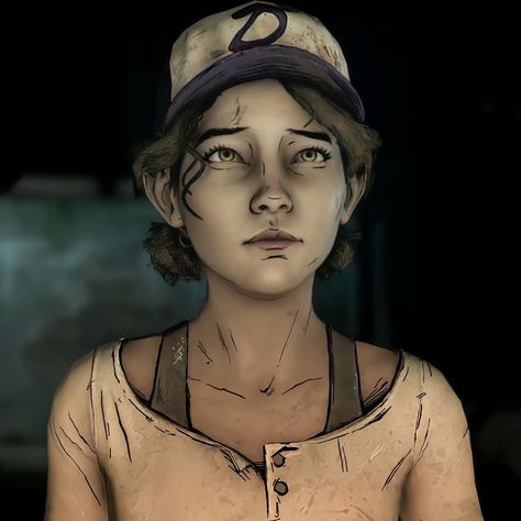 Clementine Twd Season 3, The Last Of Us Matching Icons, Twdg Pfp, Twdg Icons, Clem Twdg, Clementine Twd, Twdg Clementine, Twd Telltale, Clementine Art