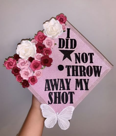 Grad Cap Ideas Dance, Heathers Graduation Cap, Grad Cap Hamilton, Anastasia Graduation Cap, Tvd Graduation Cap Ideas, Gossip Girl Graduation Cap, Grad Cap Ideas Musical Theatre, Grad Cap Ideas Hamilton, Graduation Cap Designs Musical Theatre