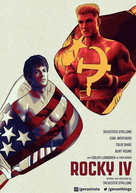 Rocky Balboa Movie, Rocky Balboa Poster, Rocky Series, Rocky Film, Rocky Ii, Carl Weathers, Wonder Woman 1984, Dolph Lundgren, Hollywood Art