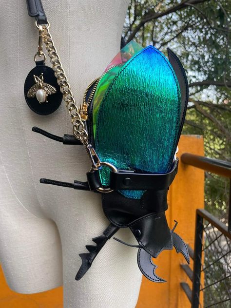 Insect Fashion Inspiration, Bug Themed Outfit, Bug Inspired Fashion, Bug Inspired Outfits, Bugcore Outfits, Bug Furniture, Insect Clothes, Bug Accessory, Insect Accessories