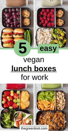 Lunch Box Ideas For Work, Vegan Lunch Box Ideas, Adult Bento Box, Vegan Lunch Box, Easy Vegan Lunch, Work Meals, Vegan Lunches, Vegan Meal Plans, Vegan Meal Prep